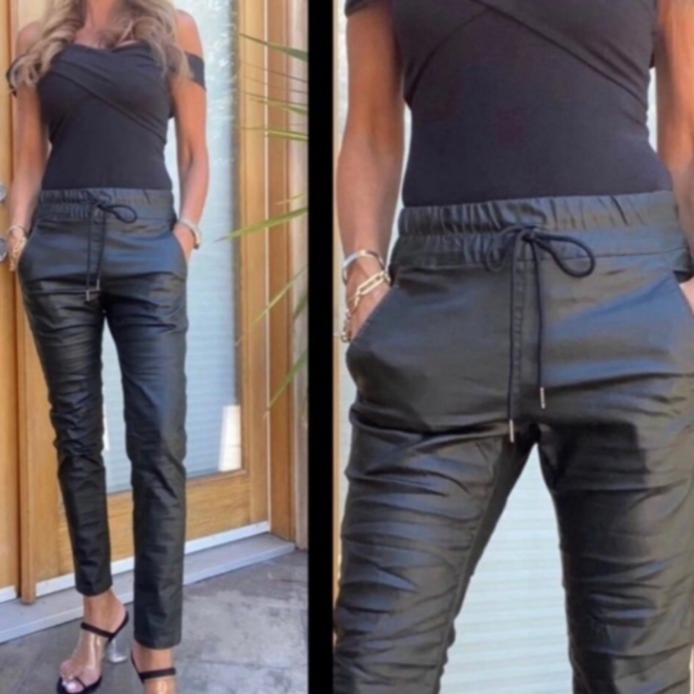 BEVY FLOG NWT Dark Hunter Green Vegan Leather Shely Bevy Flog Size 30 - Picture 2 of 3